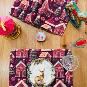 Yılbaşı Temalı Amerikan Servis, Yılbaşı Sofra Süsü 6'lı Set