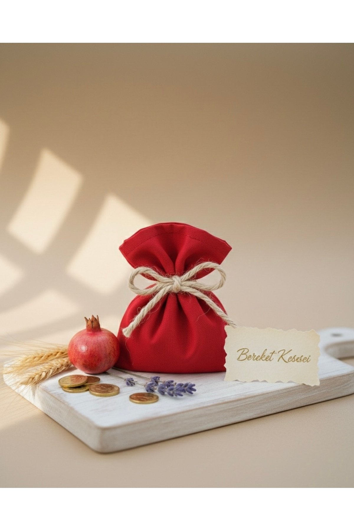 Kırmızı Kese 6lı 12x15cm / Bereket Kesesi