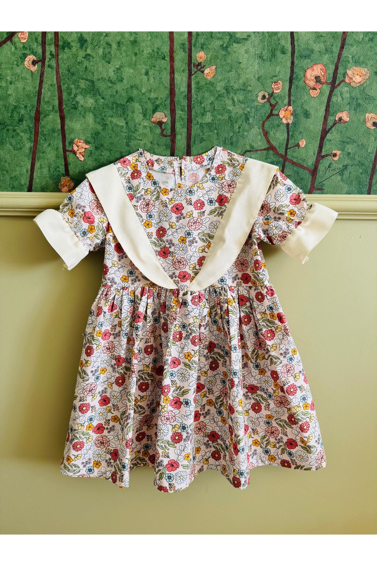 Flora Vintage Kız Çocuk Elbisesi - Görsel 2
